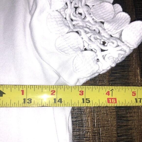 Lilly Pulitzer Womens Size 2XS Shirt Hayes Top Short Sleeved Scoop Neck White - Picture 6 of 8